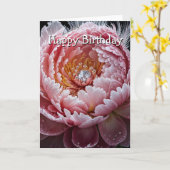 Diamond Peony Karte (Gelbe Blume)