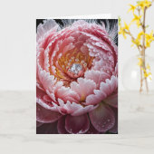 Diamond Peony Karte (Gelbe Blume)