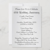 Diamond Personalisiert, Einladungen zum 60. Jahres (Rückseite)