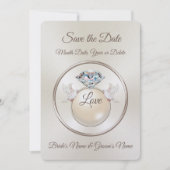 Diamond Personalisierte Save the Date Einladungen (Vorderseite)