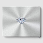 Diamond Personalisiertes Gästebuch für Ihren Anlas (Rückseite)