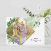 Diamond Pine | Weihnachts-Fotokarte Feiertagskarte (Stehend Vorderseite)