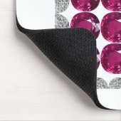 Diamond Pink Tourmaline Mousepad (Ecke)