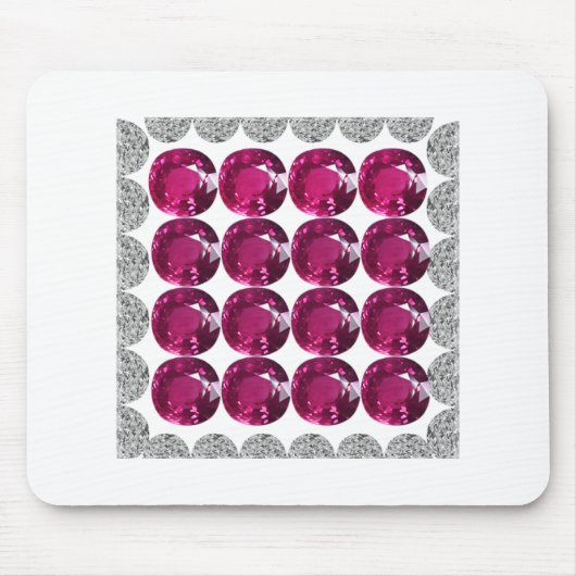 Diamond Pink Tourmaline Mousepad (Vorne)