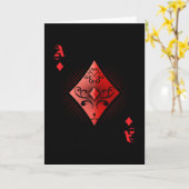 Diamond Poker Ace Casino Karte (Gelbe Blume)