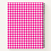 Diamond Pop: Bold & anpassbarer Charme Notizblock (Rückseite)
