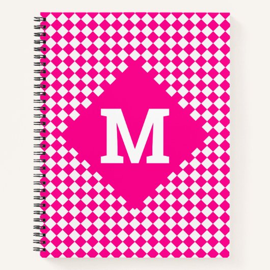 Diamond Pop: Bold & anpassbarer Charme Notizblock (Vorderseite)