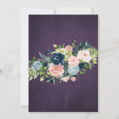 Diamond Prinzessin Kleid Aquarellfarben Chinceaner Einladung (Rückseite)