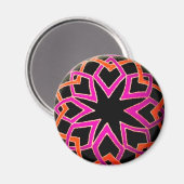 Diamond Pysanka Magnet (Vorderseite/Rückseite)