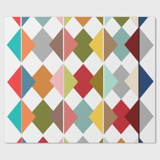Diamond Quilt Geschenkpapier (Flach)