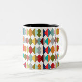 Diamond Quilt Zweifarbige Tasse (VorderseiteRechts)