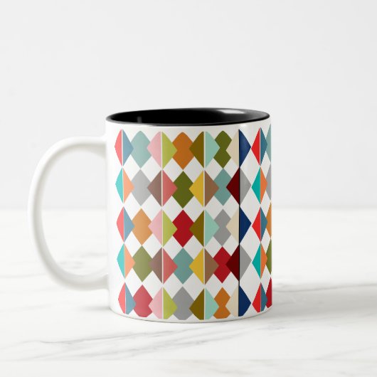 Diamond Quilt Zweifarbige Tasse (Links)
