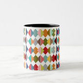 Diamond Quilt Zweifarbige Tasse (Mittel)