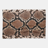 Diamond Rattlesnake Snake Skin Geschirrtuch (Horizontal)