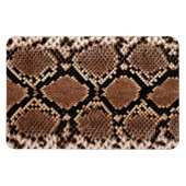 Diamond Rattlesnake Snake Skin Magnet (Horizontal)