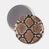 Diamond Rattlesnake Snake Skin Magnet (Vorderseite/Rückseite)