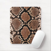 Diamond Rattlesnake Snake Skin Mousepad (Mit Mouse)