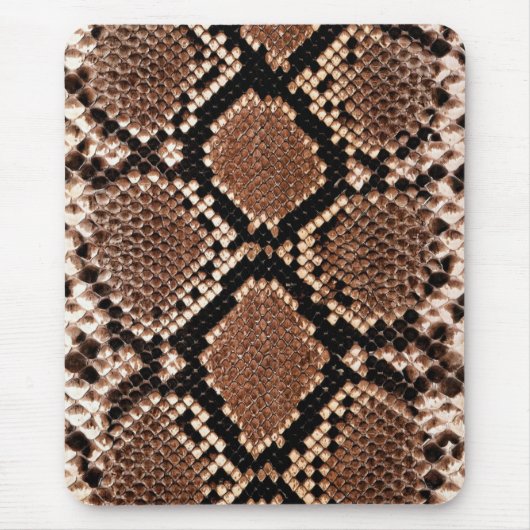 Diamond Rattlesnake Snake Skin Mousepad (Vorne)
