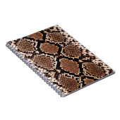 Diamond Rattlesnake Snake Skin Notizblock (Rechte Seite)