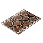 Diamond Rattlesnake Snake Skin Notizblock (Linke Seite)