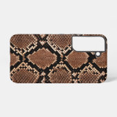 Diamond Rattlesnake Snake Skin Samsung Galaxy Hülle (Rückseite (Horizontal))