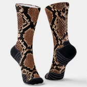 Diamond Rattlesnake Snake Skin Socken (Gewinkelt)
