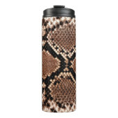 Diamond Rattlesnake Snake Skin Thermosbecher (Vorderseite)