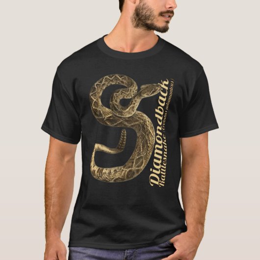 Diamond Rattlesnake Texas Crotalus atrox T-Shirt (Vorderseite)