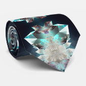 Diamond Raute Muster Classic Modernes Abstrakt Krawatte (Gerollt)