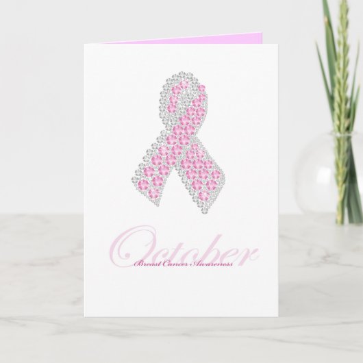 Diamond Ribbon Card Feiertagskarte (Vorderseite)