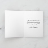 DIAMOND RING ENGAGEMENT CARD KARTE (Innenseite)