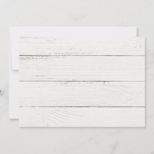 Diamond Ring Rustic Wedding Party Einladung (Rückseite)