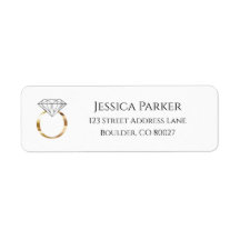 Diamond Ring Wedding Verlobung Rücksendeadresse