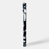 Diamond Rose & Denim Glam Bling Case-Mate iPhone Hülle (Rückseite / Links)