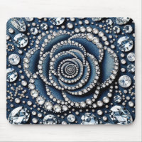 Diamond Rose & Denim Glam Bling Jewels