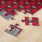 Diamond Ruby Gemstone Art, Red Puzzle (Seite)