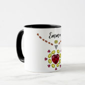 Diamond & Ruby Hört euren Namen Kaffee Tasse (Vorderseite Links)