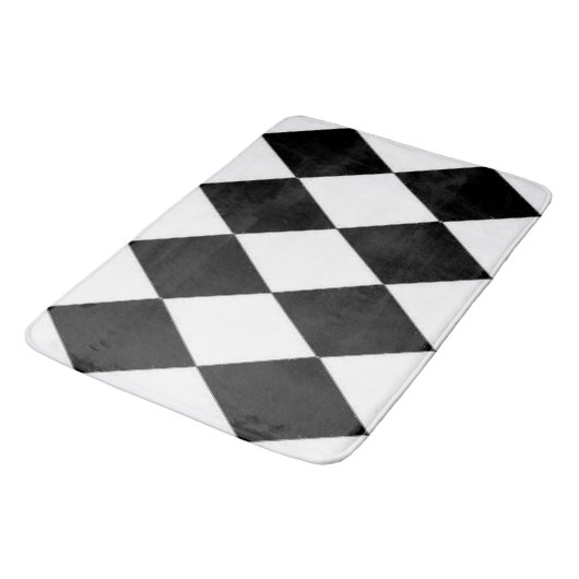 DIAMOND-RUGS_FRENCH-STYLE--WOHNGESTALTUNG BADEMATTE (Schrägansicht)