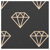 Diamond - Sand auf schwarz Stoff (Nahaufnahme)