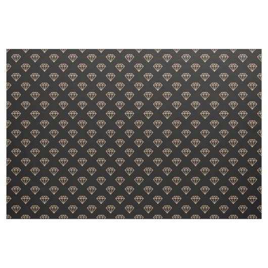 Diamond - Sand auf schwarz Stoff (Yard (91,4 cm))