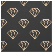 Diamond - Sand auf schwarz Stoff (Muster)