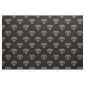 Diamond - Sand auf schwarz Stoff (Fat Quarter (45,7 x 55,9 cm))