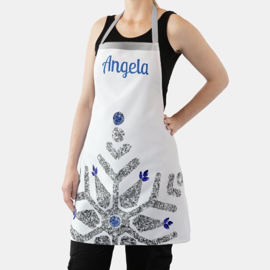 Diamond & Saphire Snowflake Winter Schürze (InSitu)