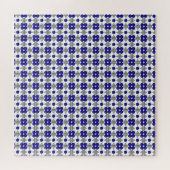 Diamond Sapphire Gemstone Art, blau Puzzle (Horizontal)