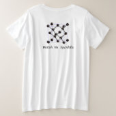 Diamond Science Große Größe T-Shirt (Design Rückseite)