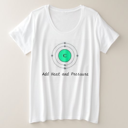 Diamond Science Große Größe T-Shirt (Design vorne)
