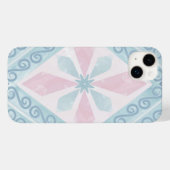 diamond shaped blue pattern Case-Mate iPhone hülle (Rückseite (Horizontal))