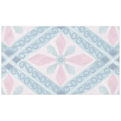 diamond shaped blue pattern tischdecke (Vorderseite (Horizontal))