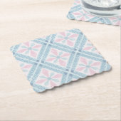 diamond shaped blue pattern untersetzer (angewinkelt)