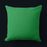 Diamond Shaped Red Heart & Line Art Kissen<br><div class="desc">This design feature bright red hearts almost connected by diagonal red lines making a diamond shape, or a square rotated 45 degrees. Einfach yet bold pattern and theme that doesn't scream romance from the highest mountain, perfektly akzeptas as a gift to friends and family as well as in the workplace....</div>